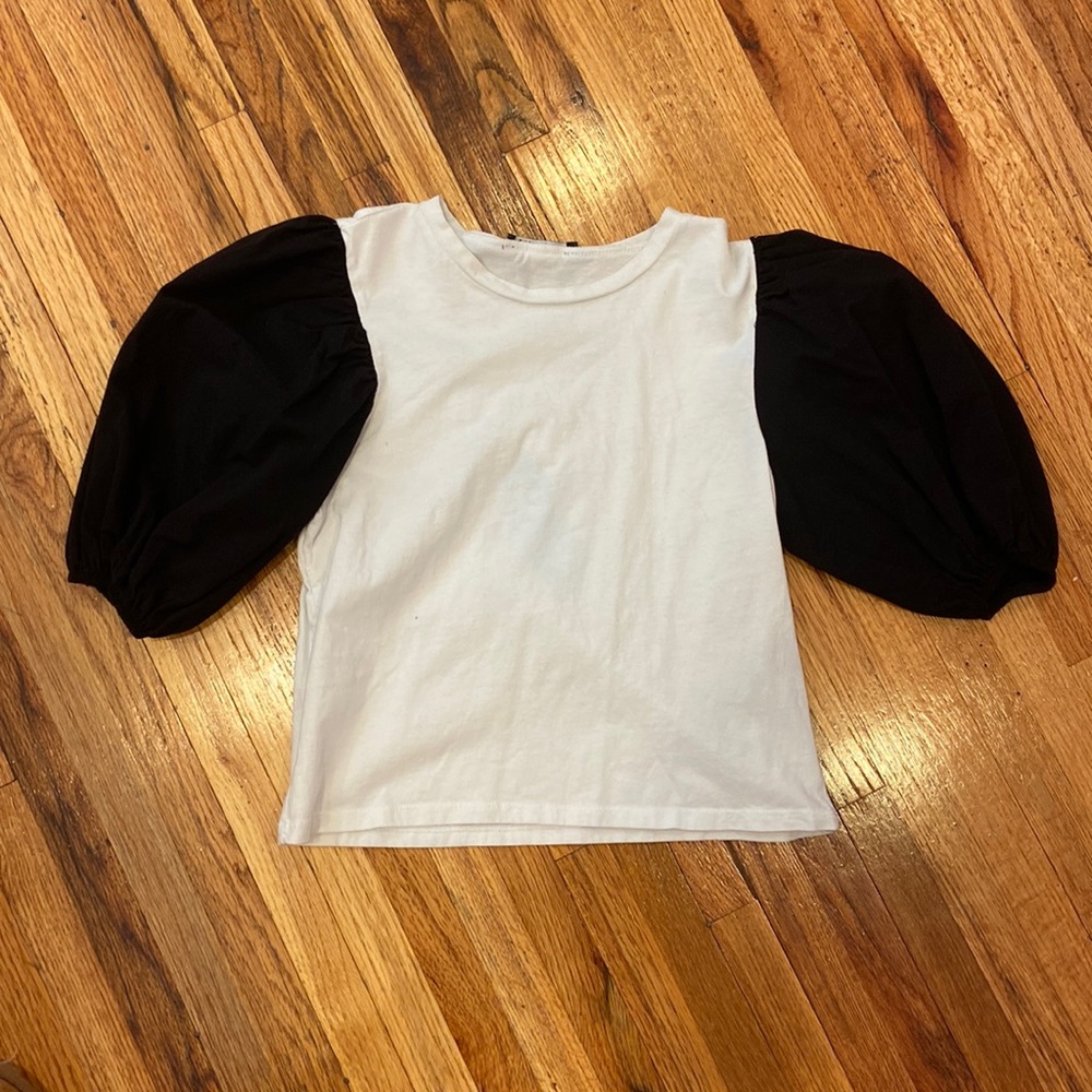 ZARA ballon sleeve top